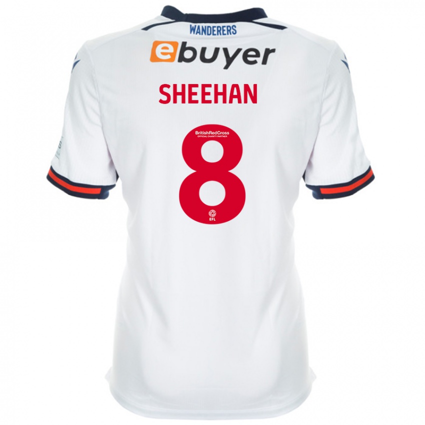 Niño Camiseta Josh Sheehan #8 Blanco 1ª Equipación 2024/25 La Camisa