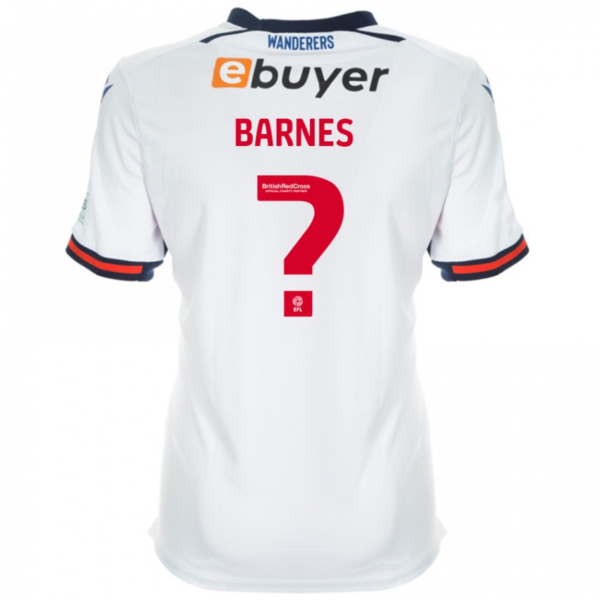 Niño Camiseta Lily Barnes #0 Blanco 1ª Equipación 2024/25 La Camisa