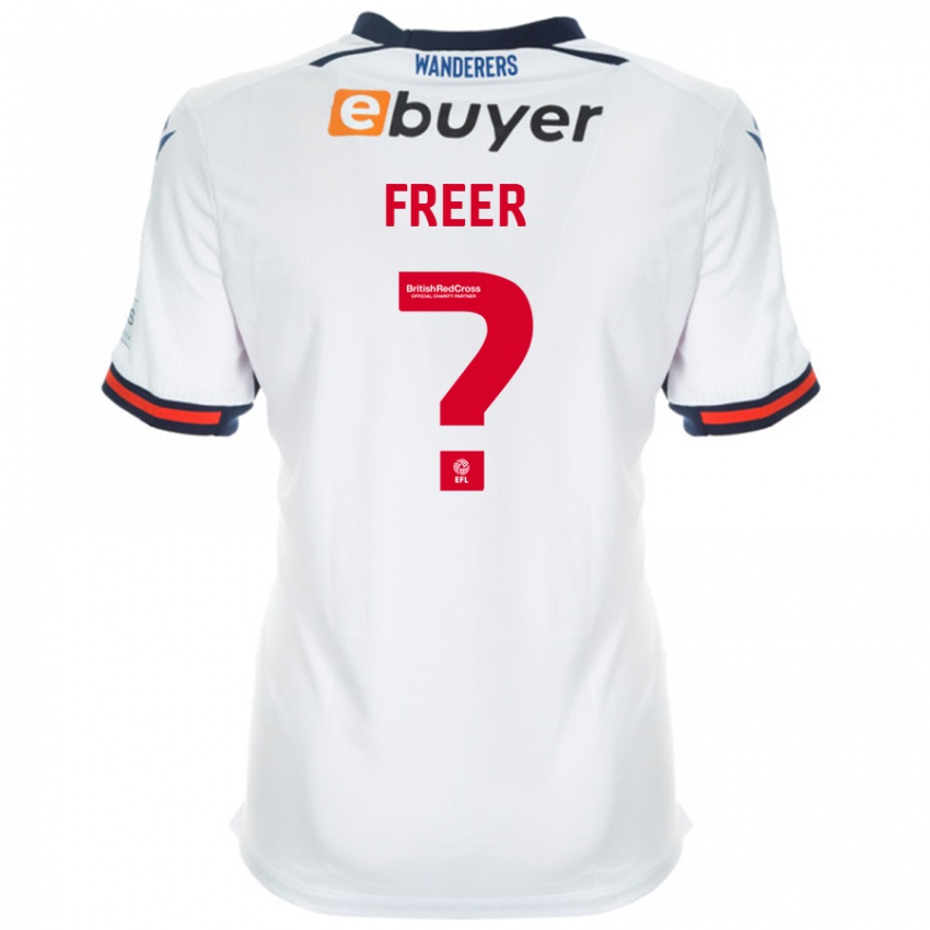 Niño Camiseta Eleanor Freer #0 Blanco 1ª Equipación 2024/25 La Camisa