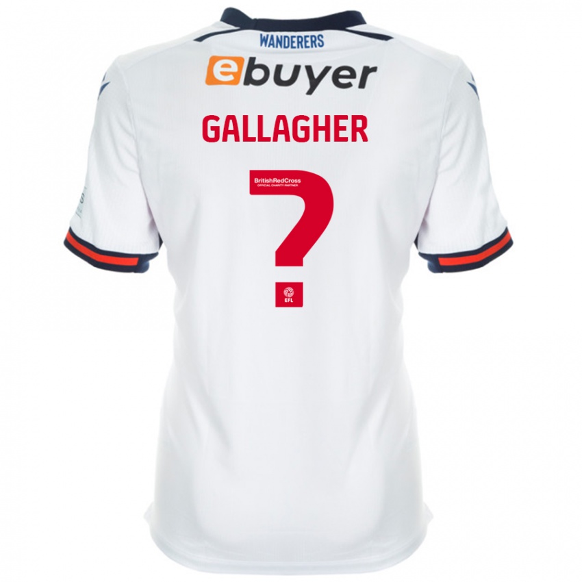 Niño Camiseta Tamzin Gallagher #0 Blanco 1ª Equipación 2024/25 La Camisa