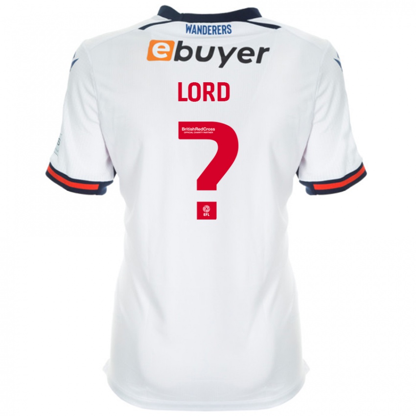 Niño Camiseta Regan Lord #0 Blanco 1ª Equipación 2024/25 La Camisa