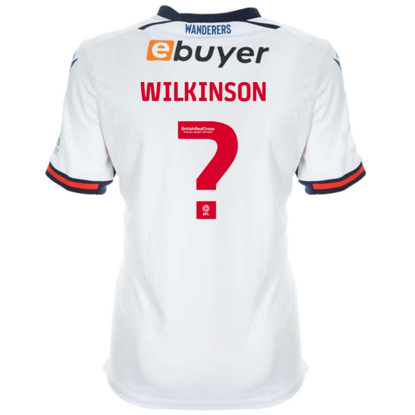 Niño Camiseta Hannah Wilkinson #0 Blanco 1ª Equipación 2024/25 La Camisa