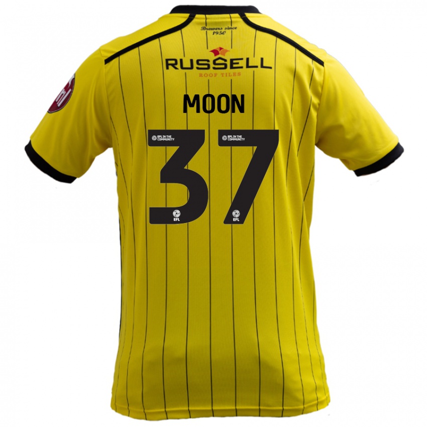 Niño Camiseta Jasper Moon #37 Amarillo 1ª Equipación 2024/25 La Camisa