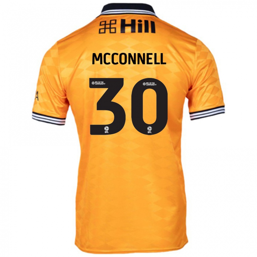 Niño Camiseta Glenn Mcconnell #30 Naranja 1ª Equipación 2024/25 La Camisa