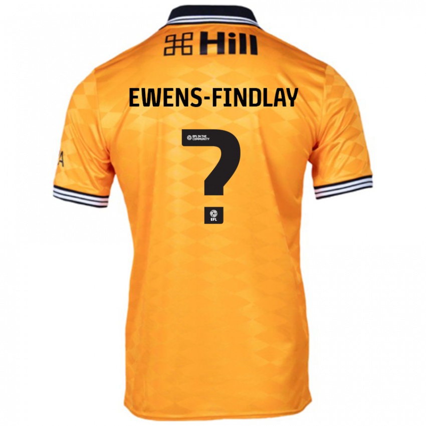 Niño Camiseta Ty Ewens-Findlay #0 Naranja 1ª Equipación 2024/25 La Camisa