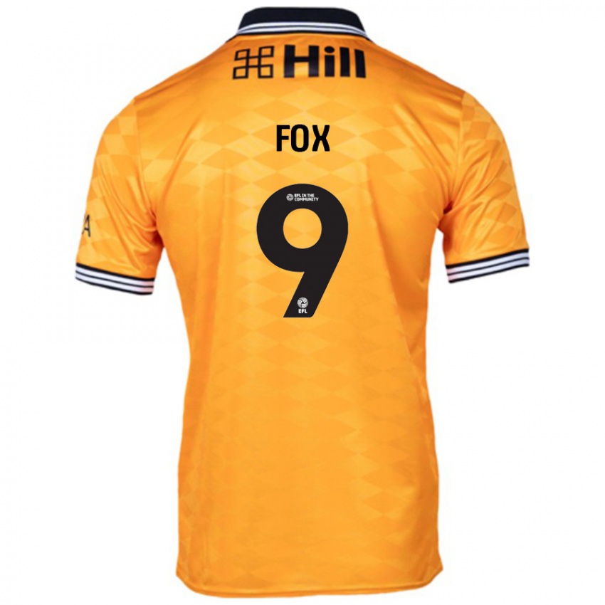 Niño Camiseta Ruth Fox #9 Naranja 1ª Equipación 2024/25 La Camisa