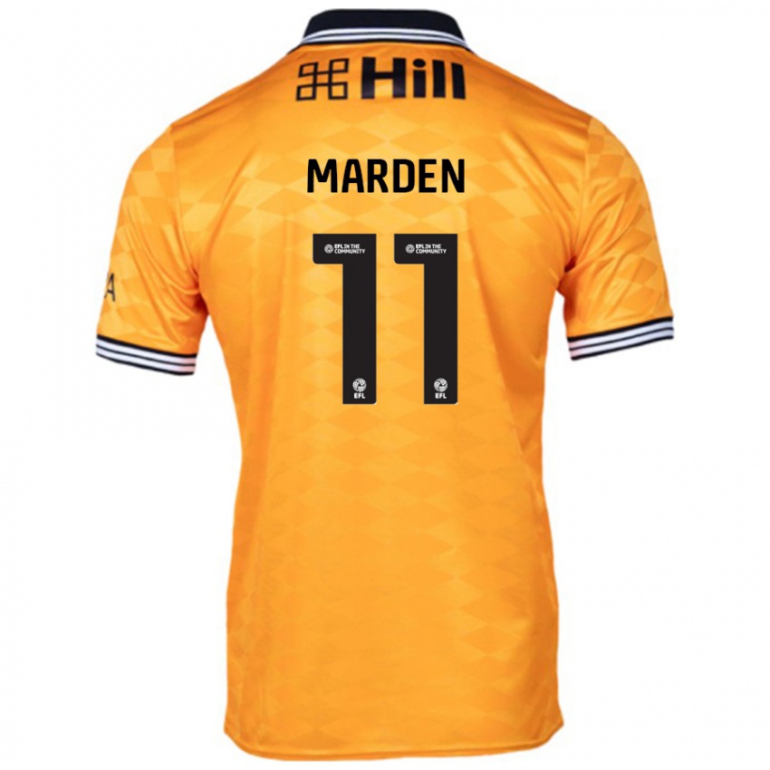 Niño Camiseta Ella Marden #11 Naranja 1ª Equipación 2024/25 La Camisa