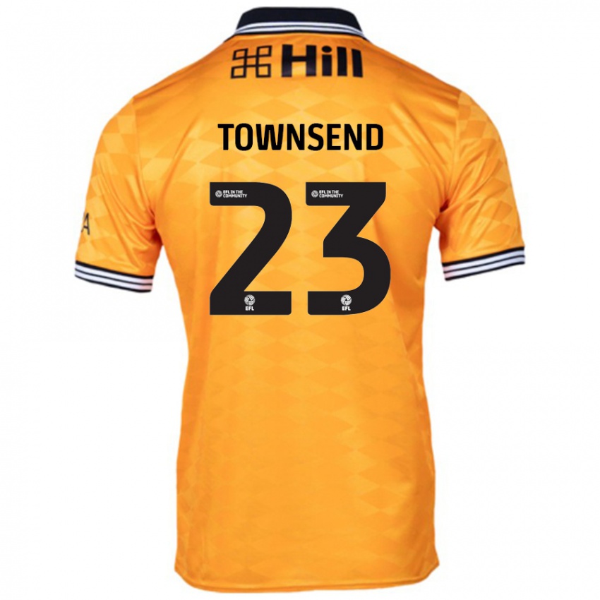 Niño Camiseta Eleanor Townsend #23 Naranja 1ª Equipación 2024/25 La Camisa