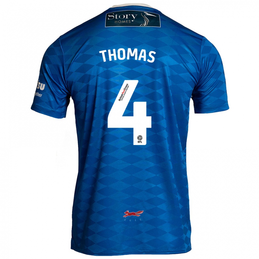 Niño Camiseta Terell Thomas #4 Azul 1ª Equipación 2024/25 La Camisa