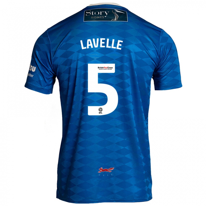 Niño Camiseta Sam Lavelle #5 Azul 1ª Equipación 2024/25 La Camisa