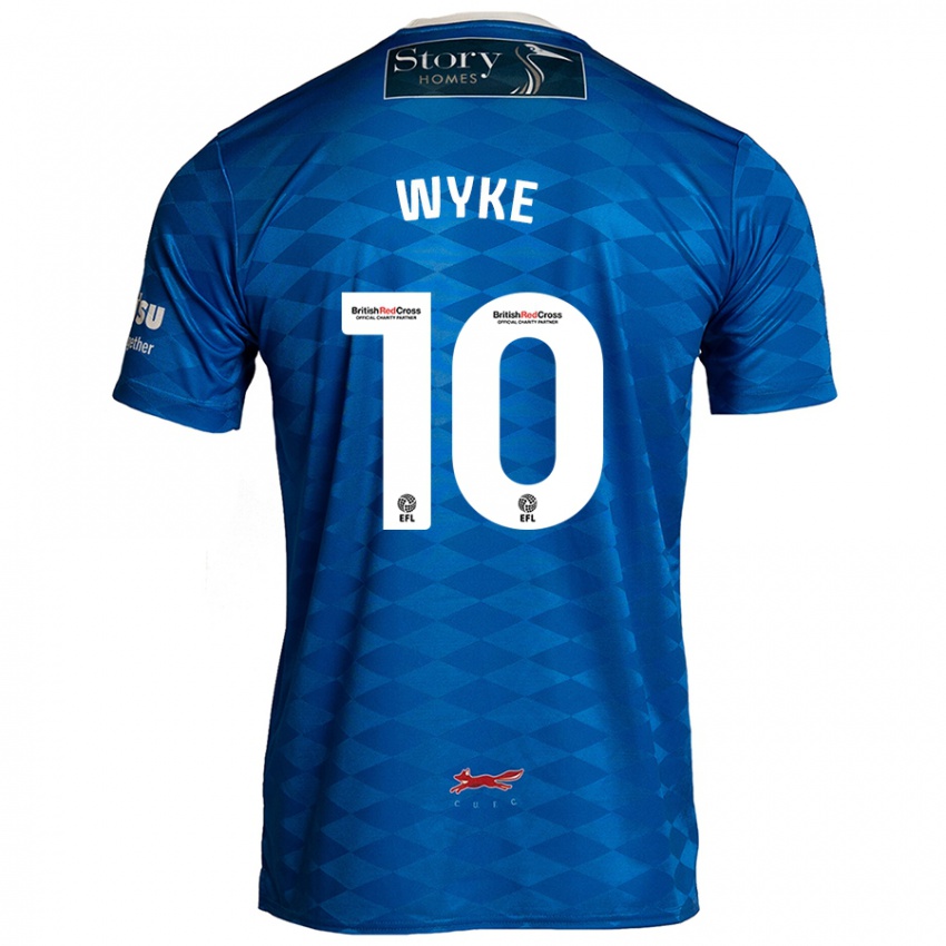 Niño Camiseta Charlie Wyke #10 Azul 1ª Equipación 2024/25 La Camisa