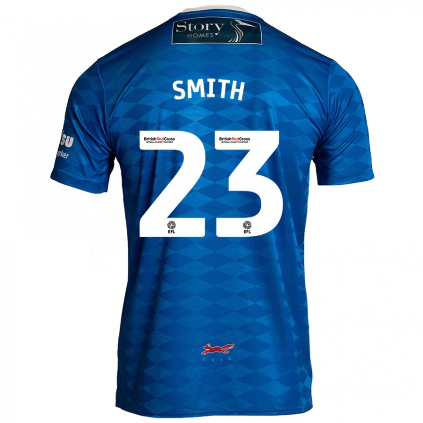 Niño Camiseta Jude Smith #23 Azul 1ª Equipación 2024/25 La Camisa