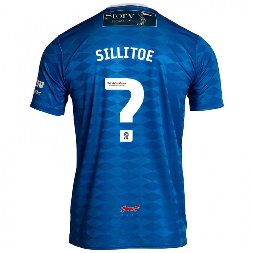 Niño Camiseta Casey Sillitoe #0 Azul 1ª Equipación 2024/25 La Camisa