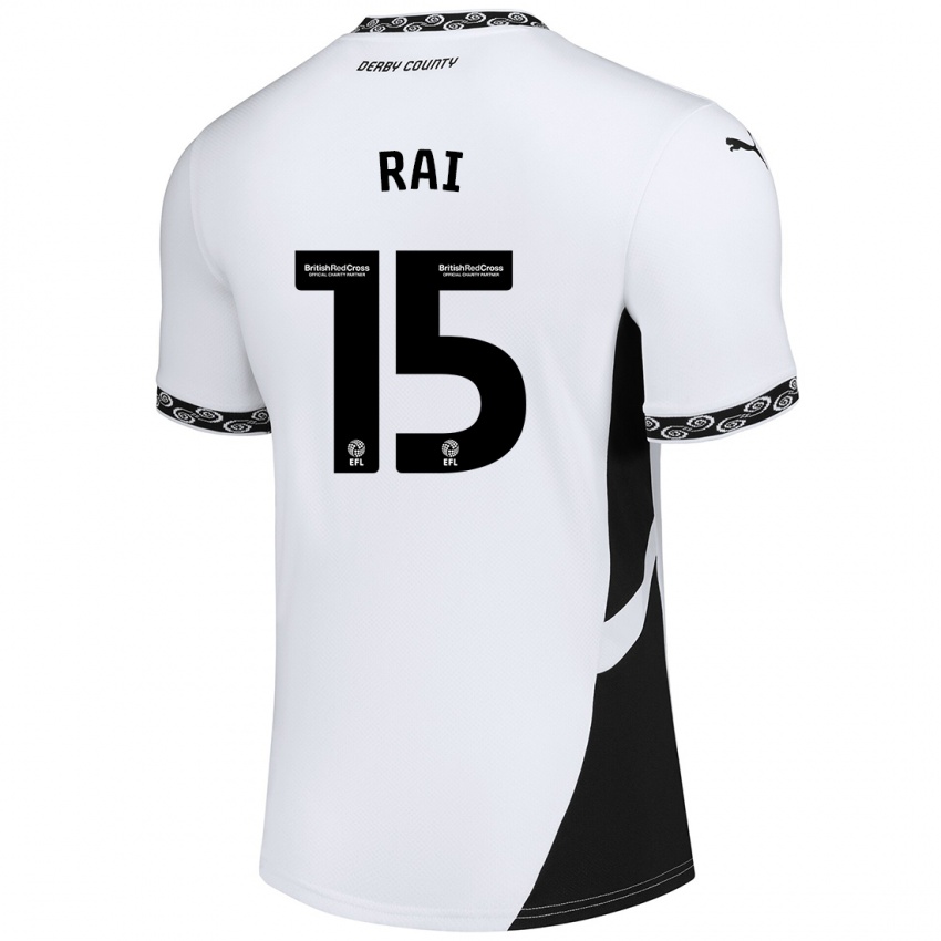 Niño Camiseta Kira Rai #15 Blanco Negro 1ª Equipación 2024/25 La Camisa