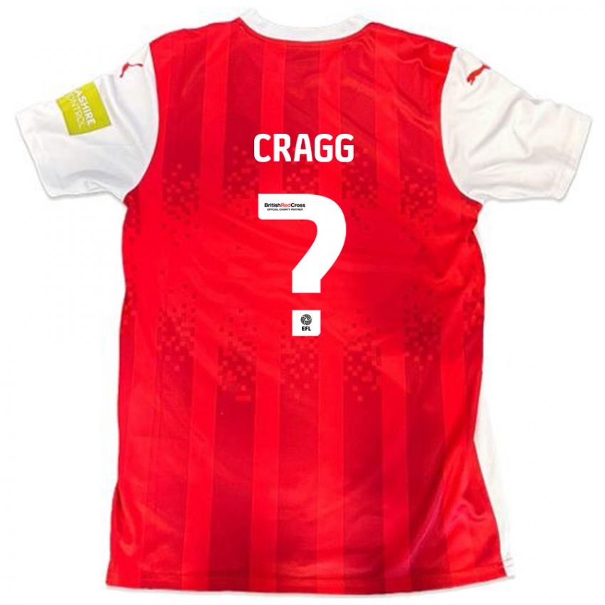 Niño Camiseta Rio Cragg #0 Rojo Blanco 1ª Equipación 2024/25 La Camisa