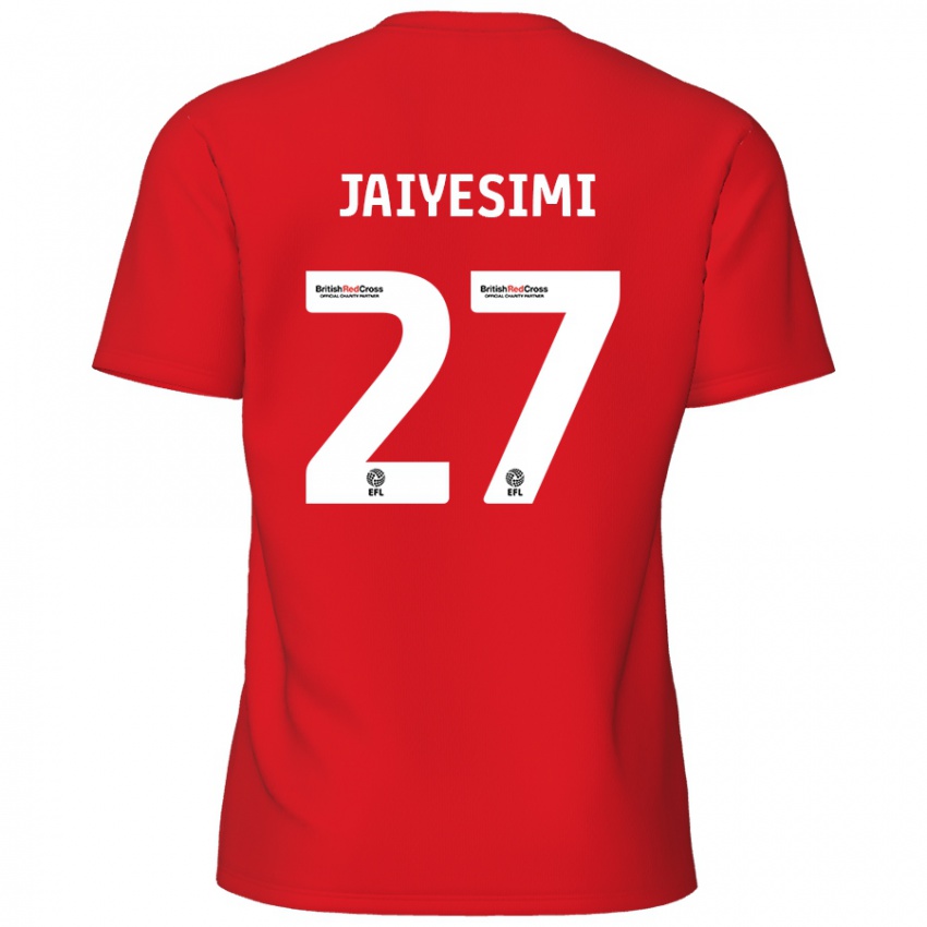 Niño Camiseta Diallang Jaiyesimi #27 Rojo 1ª Equipación 2024/25 La Camisa