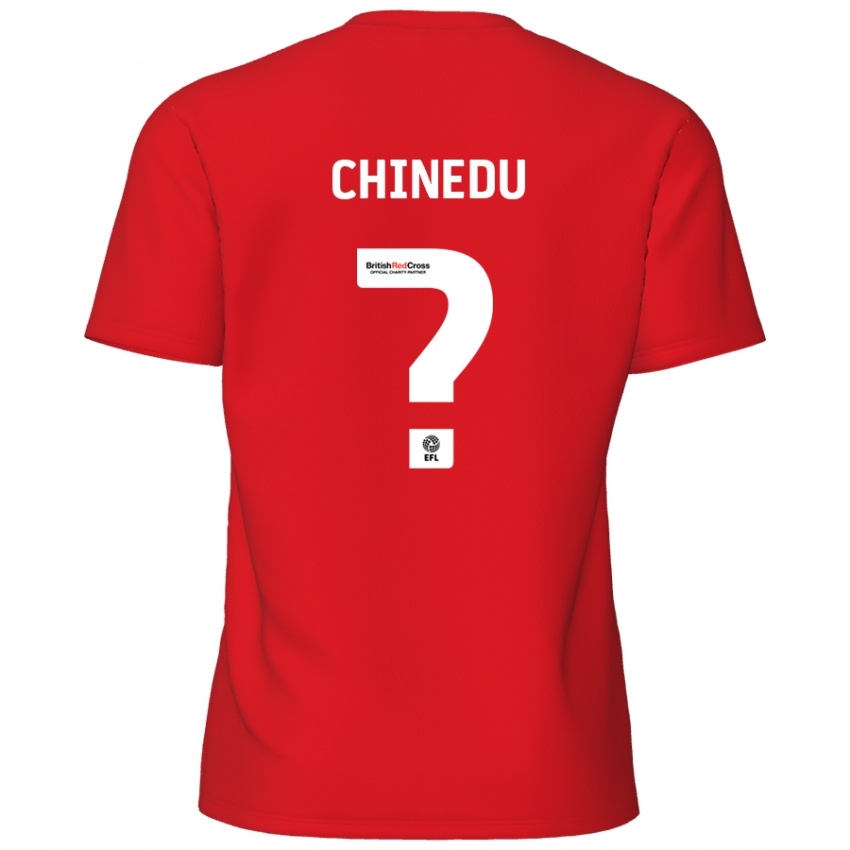 Niño Camiseta Phillip Chinedu #0 Rojo 1ª Equipación 2024/25 La Camisa