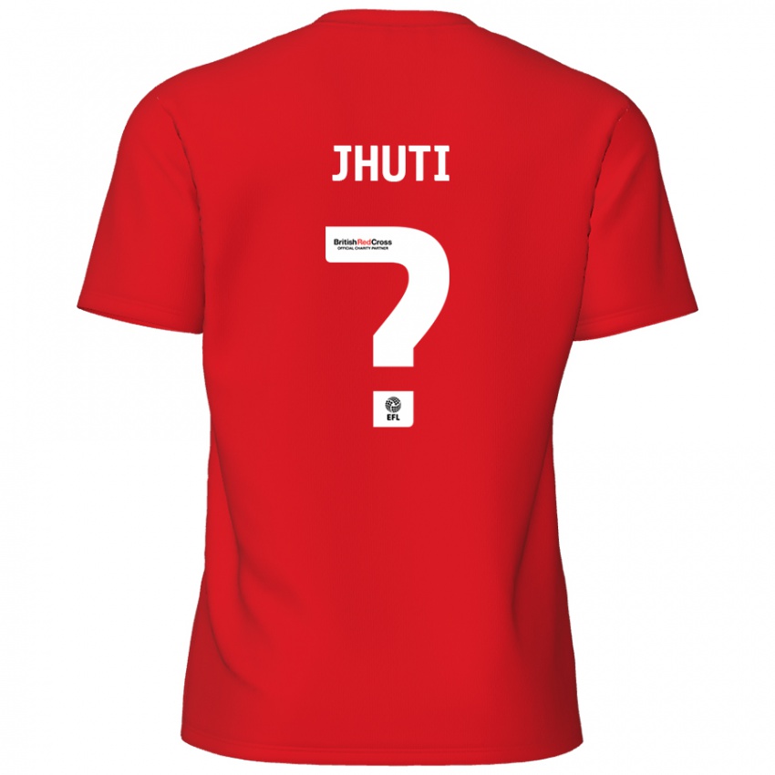 Niño Camiseta Reece Jhuti #0 Rojo 1ª Equipación 2024/25 La Camisa