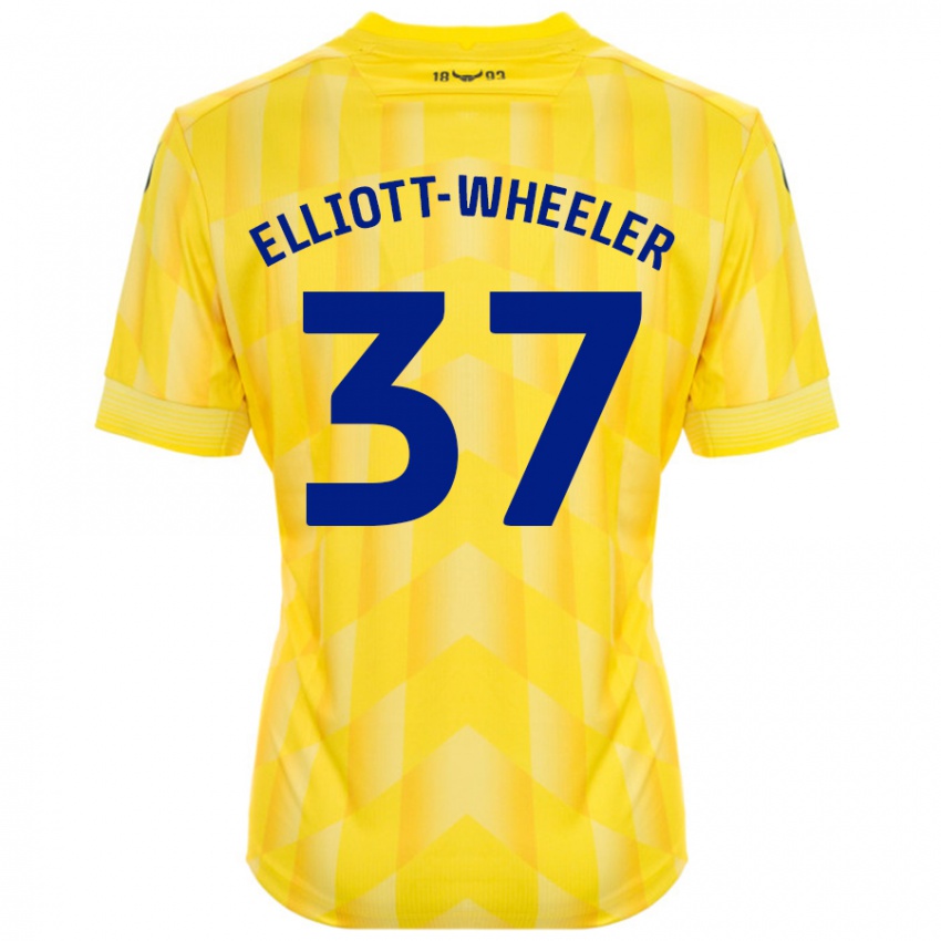 Niño Camiseta Aidan Elliott-Wheeler #37 Amarillo 1ª Equipación 2024/25 La Camisa