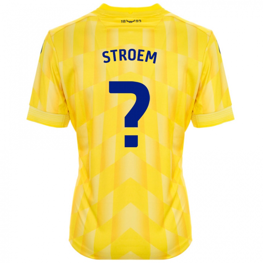 Niño Camiseta Lena Stroem #0 Amarillo 1ª Equipación 2024/25 La Camisa