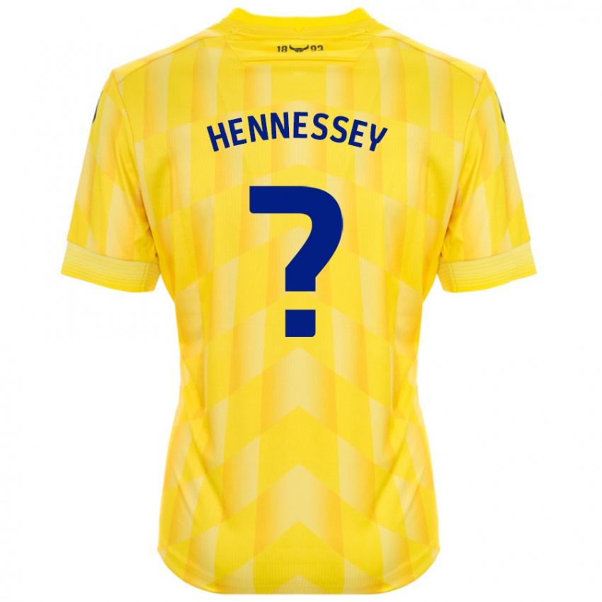 Niño Camiseta Laura Hennessey #0 Amarillo 1ª Equipación 2024/25 La Camisa