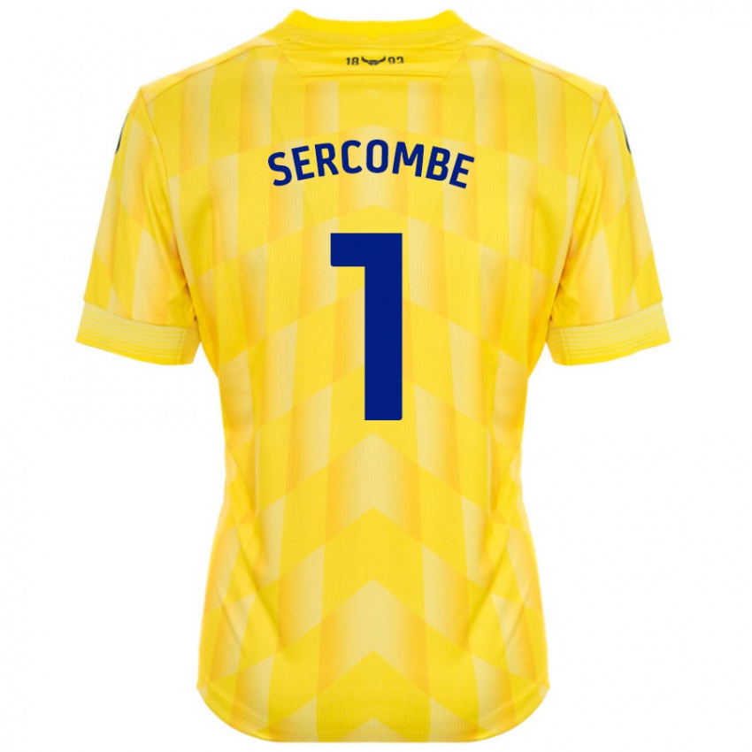 Niño Camiseta Paris Sercombe #1 Amarillo 1ª Equipación 2024/25 La Camisa