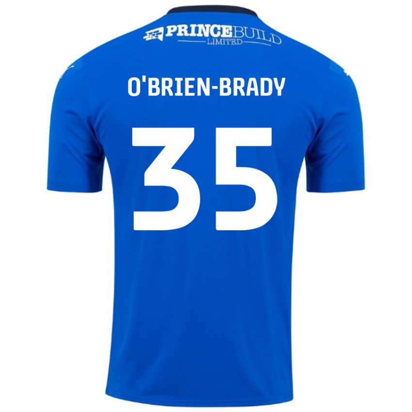 Niño Camiseta Donay O'brien-Brady #35 Azul Blanco 1ª Equipación 2024/25 La Camisa