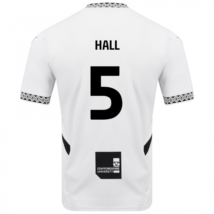 Niño Camiseta Connor Hall #5 Blanco 1ª Equipación 2024/25 La Camisa