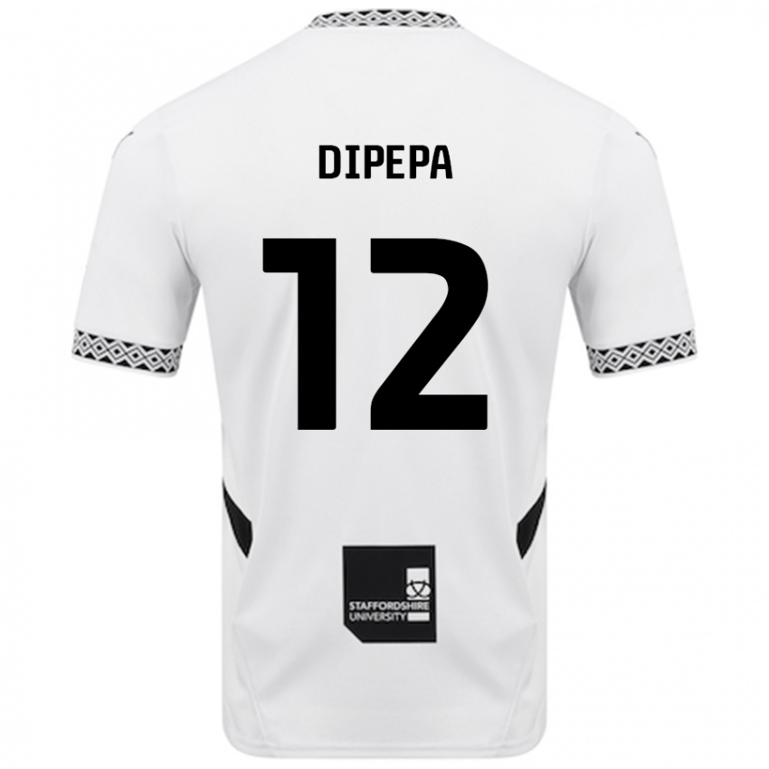 Niño Camiseta Baylee Dipepa #12 Blanco 1ª Equipación 2024/25 La Camisa