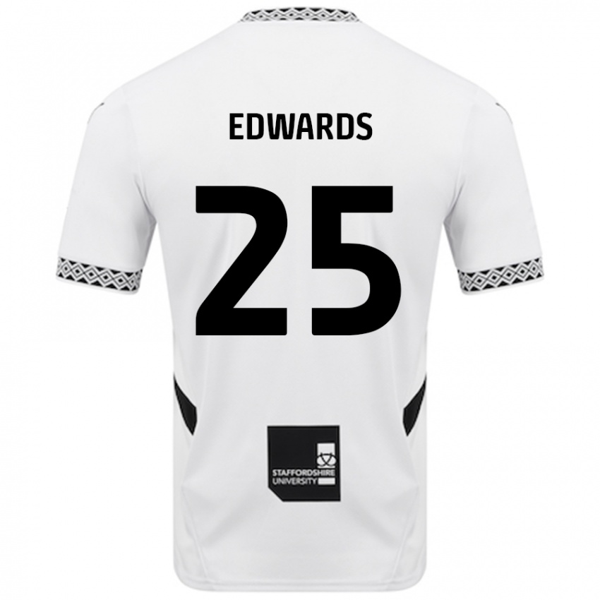 Niño Camiseta Diamond Edwards #25 Blanco 1ª Equipación 2024/25 La Camisa