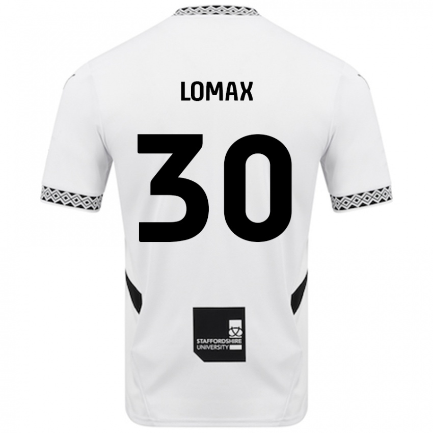 Niño Camiseta Ben Lomax #30 Blanco 1ª Equipación 2024/25 La Camisa