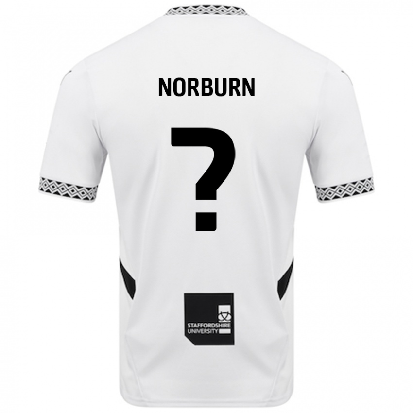 Niño Camiseta Dylan Norburn #0 Blanco 1ª Equipación 2024/25 La Camisa