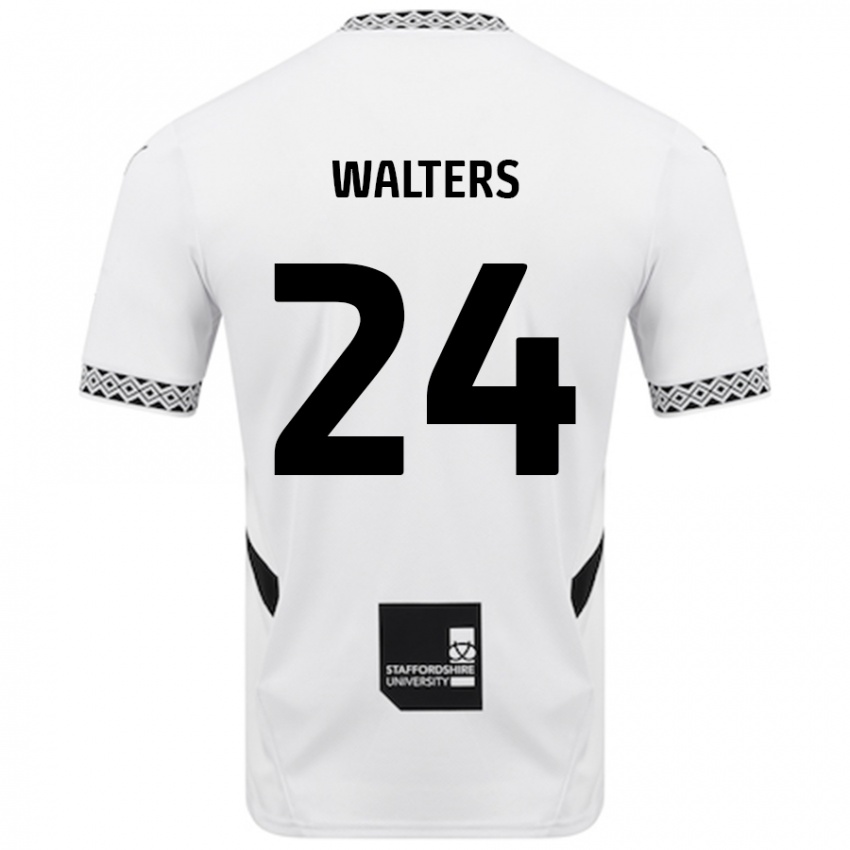 Niño Camiseta Rhys Walters #24 Blanco 1ª Equipación 2024/25 La Camisa