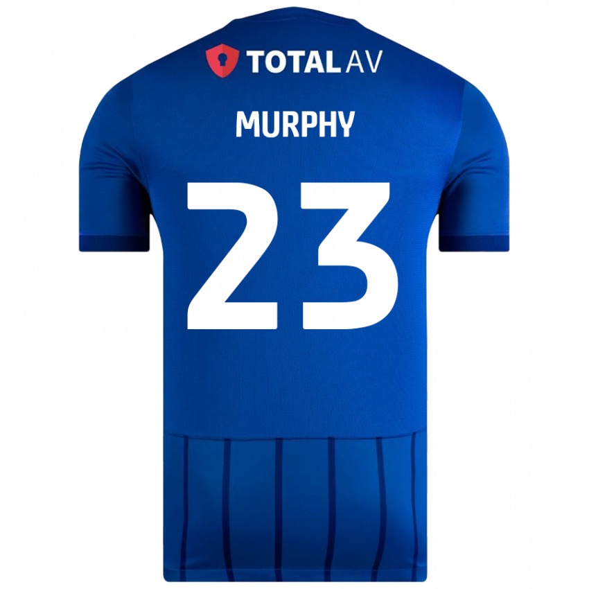 Niño Camiseta Josh Murphy #23 Azul 1ª Equipación 2024/25 La Camisa