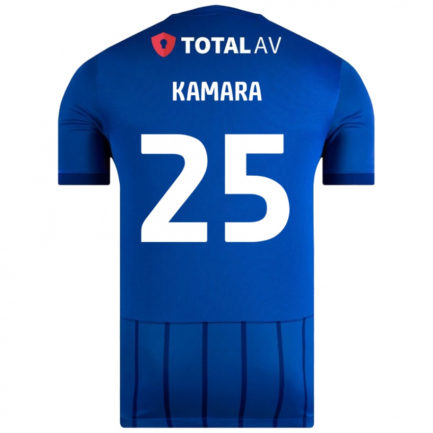 Niño Camiseta Abdoulaye Kamara #25 Azul 1ª Equipación 2024/25 La Camisa