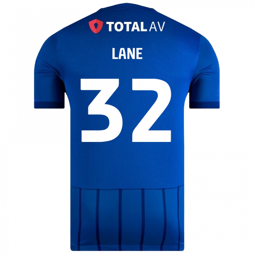 Niño Camiseta Paddy Lane #32 Azul 1ª Equipación 2024/25 La Camisa