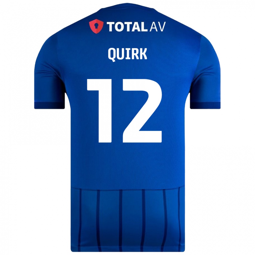 Niño Camiseta Sophie Quirk #12 Azul 1ª Equipación 2024/25 La Camisa