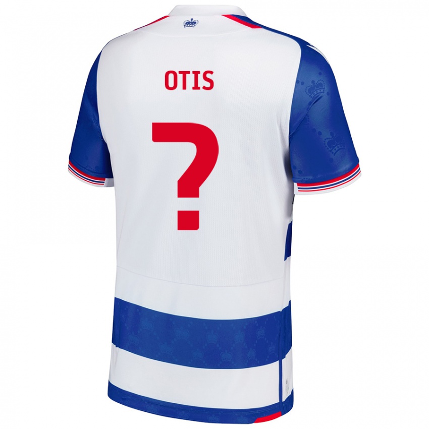 Niño Camiseta Lewis Otis #0 Azul Blanco 1ª Equipación 2024/25 La Camisa