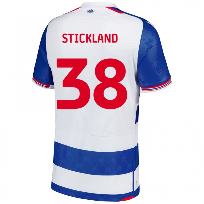 Niño Camiseta Michael Stickland #38 Azul Blanco 1ª Equipación 2024/25 La Camisa