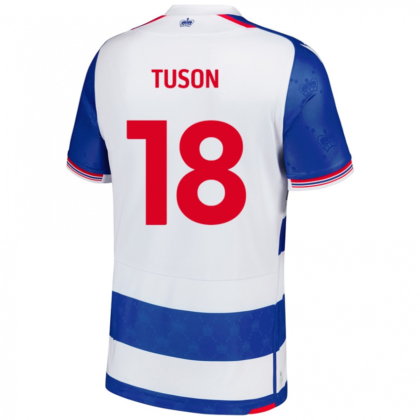 Niño Camiseta Freya Meadows-Tuson #18 Azul Blanco 1ª Equipación 2024/25 La Camisa