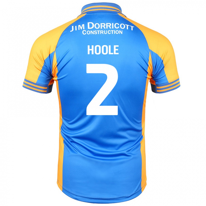 Niño Camiseta Luca Hoole #2 Azul Ámbar 1ª Equipación 2024/25 La Camisa