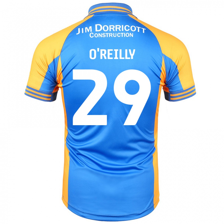 Niño Camiseta Tommi O'reilly #29 Azul Ámbar 1ª Equipación 2024/25 La Camisa