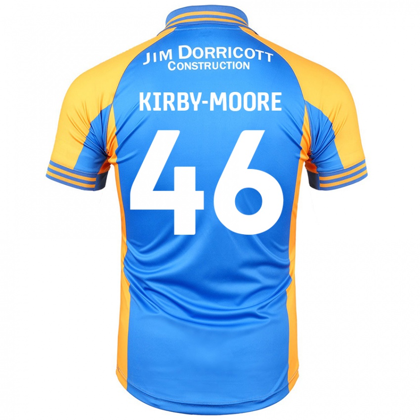 Niño Camiseta Harvey Kirby-Moore #46 Azul Ámbar 1ª Equipación 2024/25 La Camisa