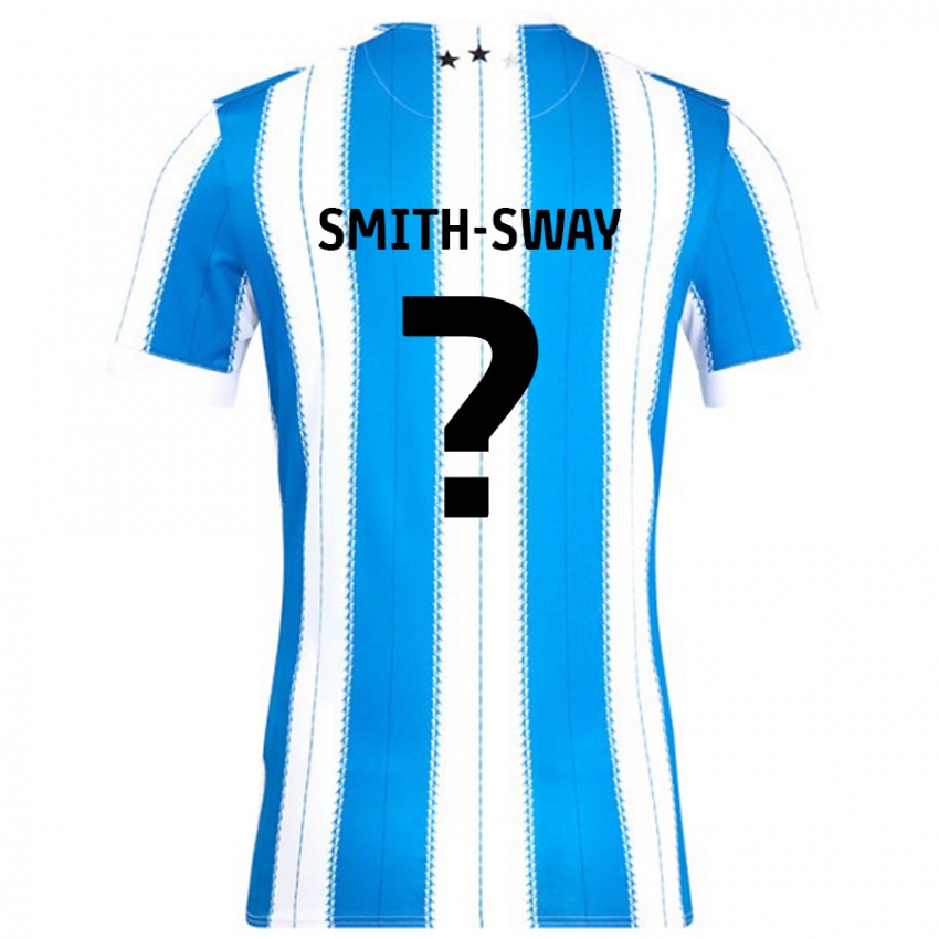 Niño Camiseta Jay Smith-Sway #0 Azul Blanco 1ª Equipación 2024/25 La Camisa