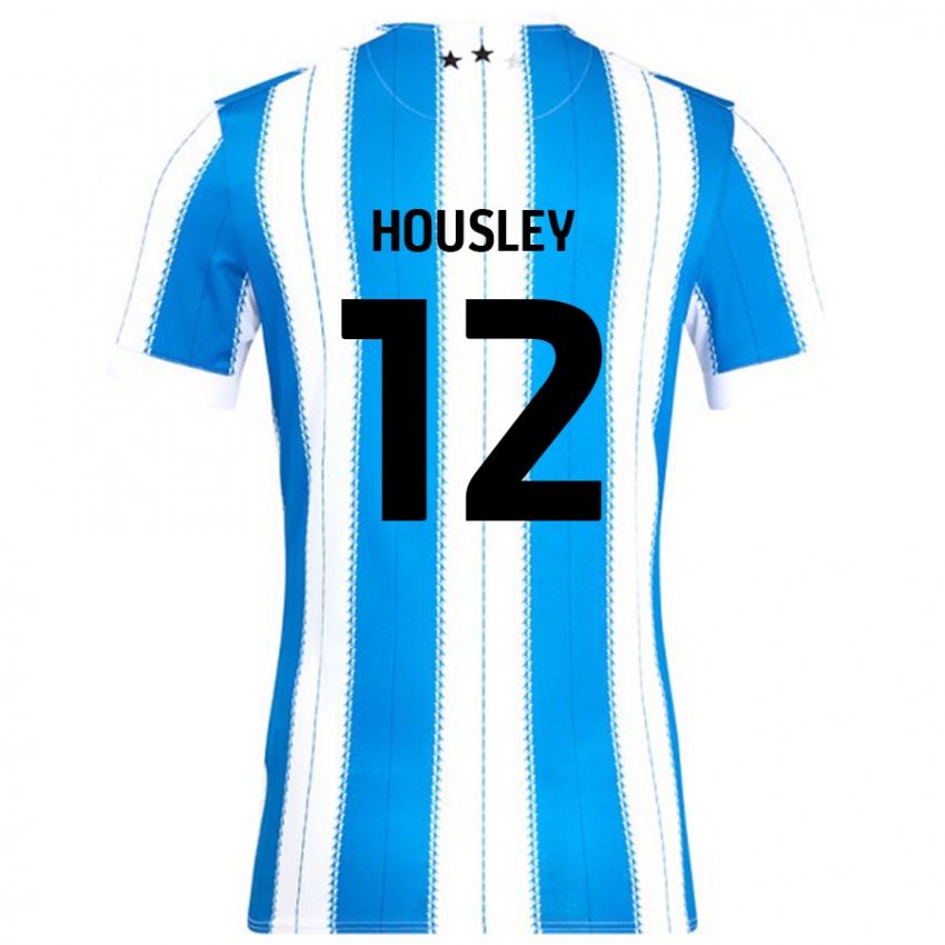 Niño Camiseta Autumn Housley #12 Azul Blanco 1ª Equipación 2024/25 La Camisa