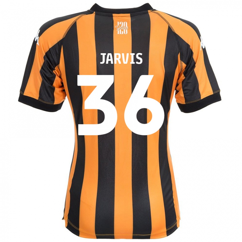 Niño Camiseta Will Jarvis #36 Negro Ámbar 1ª Equipación 2024/25 La Camisa