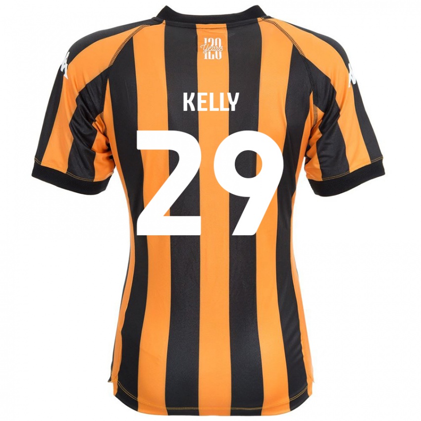 Niño Camiseta Ace Kelly #29 Negro Ámbar 1ª Equipación 2024/25 La Camisa