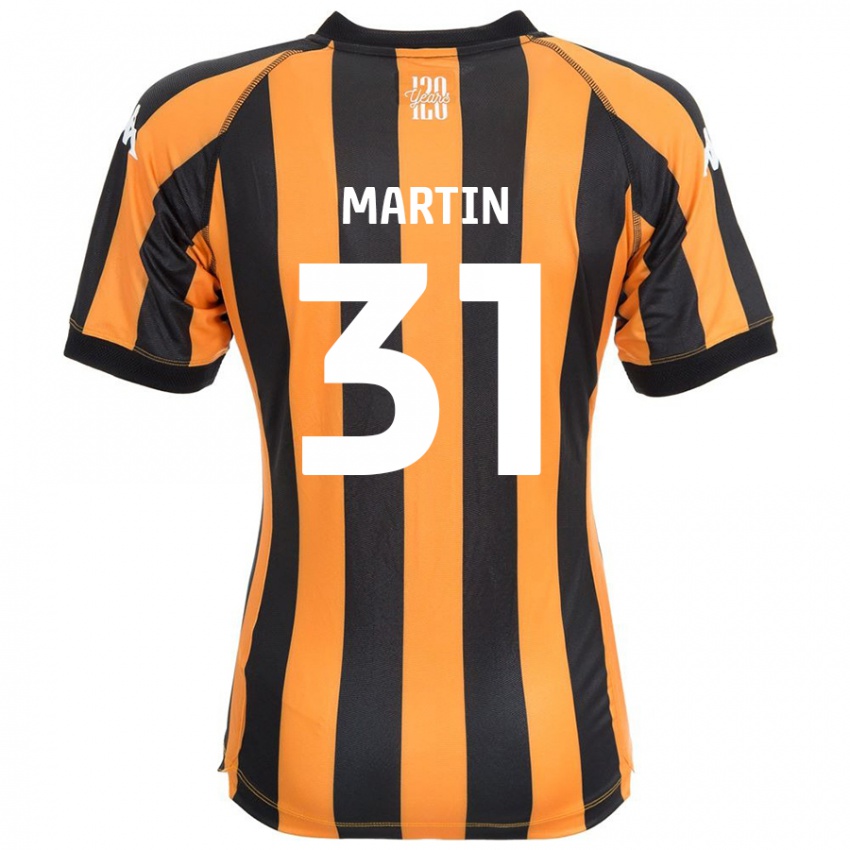 Niño Camiseta Faith Martin #31 Negro Ámbar 1ª Equipación 2024/25 La Camisa