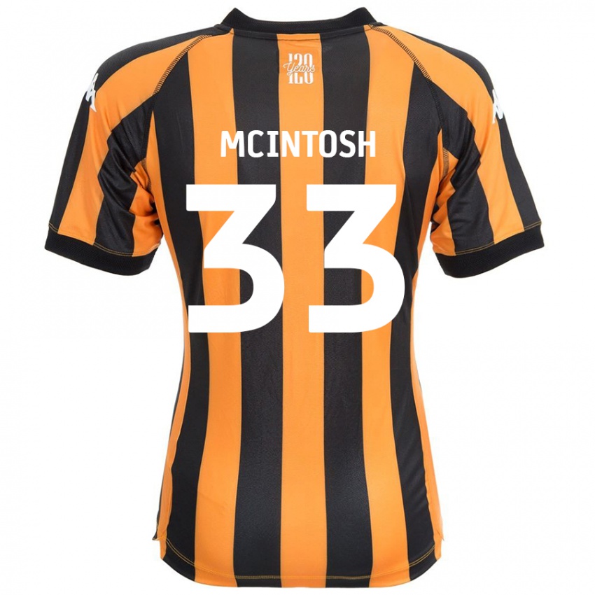 Niño Camiseta Lucy Mcintosh #33 Negro Ámbar 1ª Equipación 2024/25 La Camisa