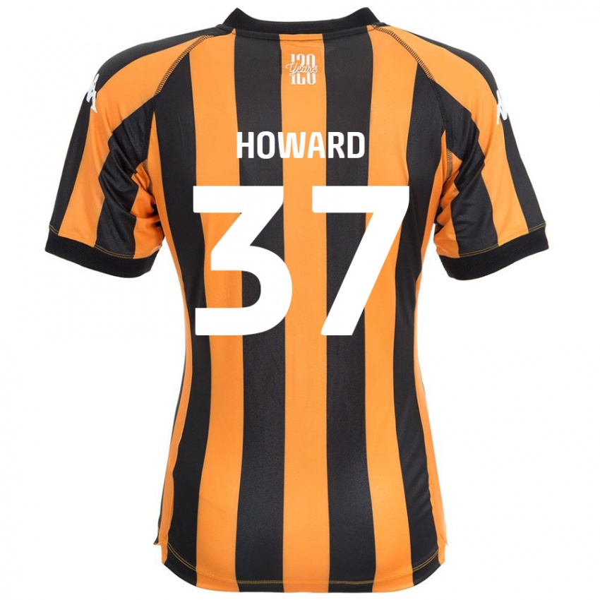 Niño Camiseta Scarlet Howard #37 Negro Ámbar 1ª Equipación 2024/25 La Camisa